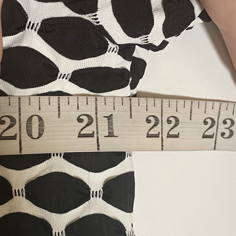 Joseph Ribkoff Jacket Womens 10 Black White Art to Wear Striped Button Classy - Picture 12 of 14